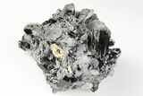 Black Tourmaline (Schorl) Crystal Cluster - Mexico #190532-1